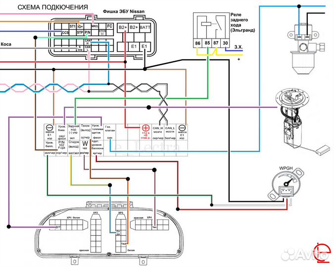 Can Адаптер Nissan VQ35 Газель Бизнес