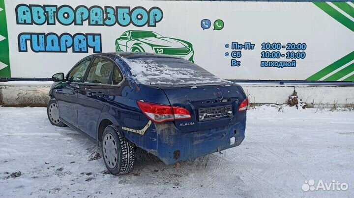 Обшивка стойки средняя правая верхняя Nissan Almera G15 769134AA0A. Сломано крепление