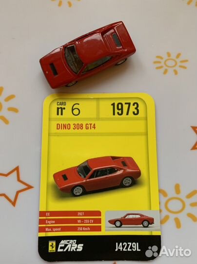 Машинки Ferrari Micro Cars