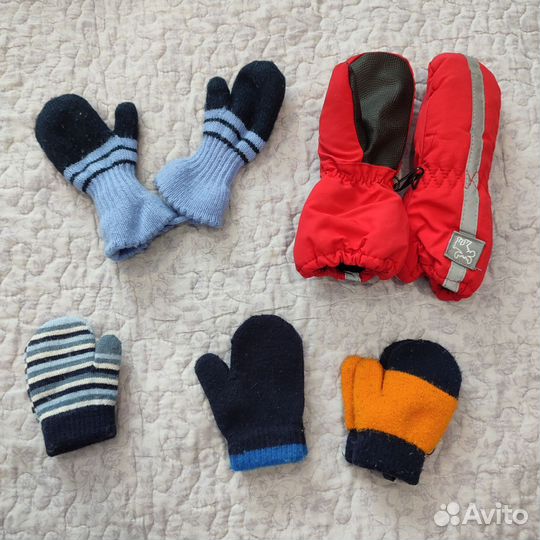 Варежки зимние детские