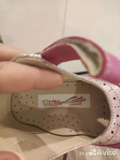 Туфли для девочки 23 размер,натуральная кожа