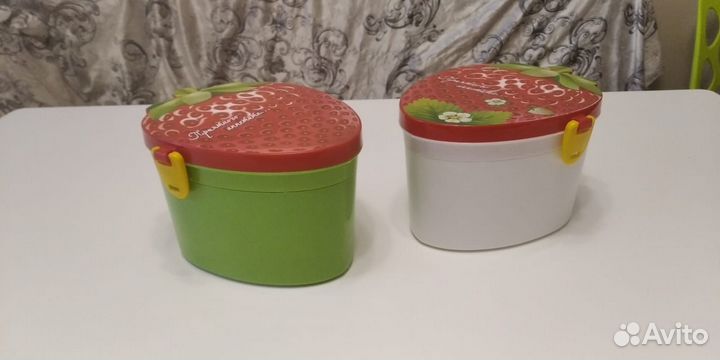 Контейнер для продуктов или шкатулка 2 шт