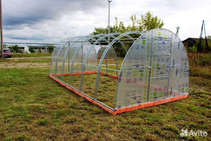 Теплица арочная 3х6 шаг 0,65 с установкой