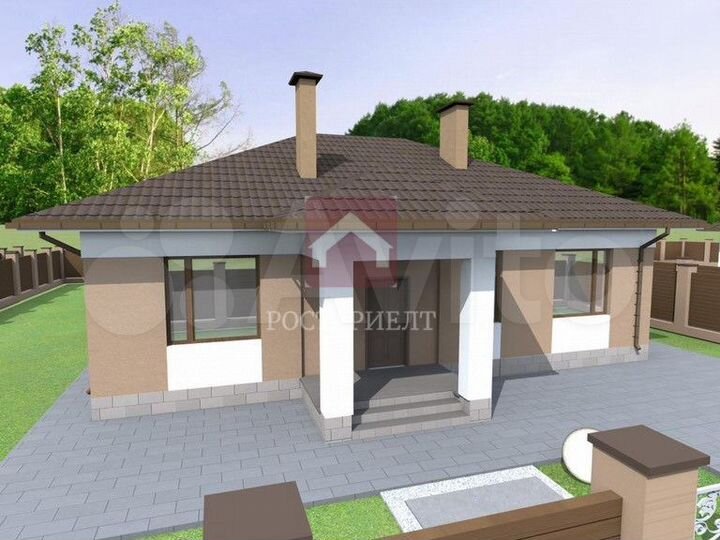 Дом 107,5 м² на участке 8 сот.