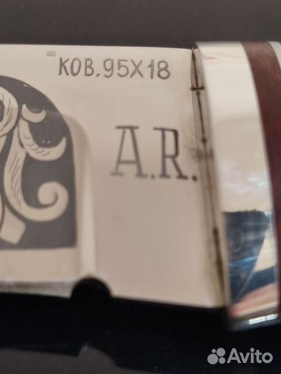 Кованный нож охотничий