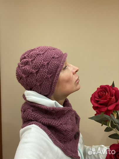 Шапка вязанная женская