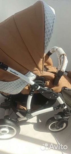 Детские коляски 2 в 1 эко кожа