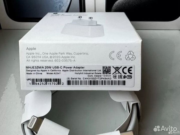 Apple 20w USB-C power adapter/ Блок питания iPhone