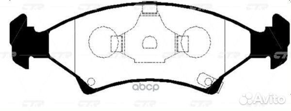 Ckkk-4 Колодки тормозные дисковые перед