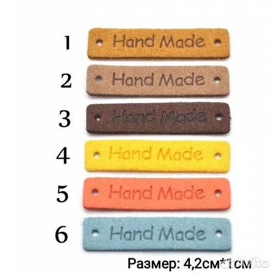 Бирки handmade экокожа и дерево