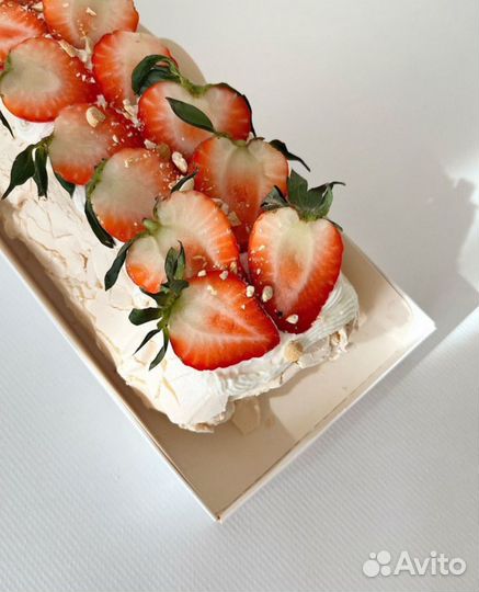 Меренговый рулет