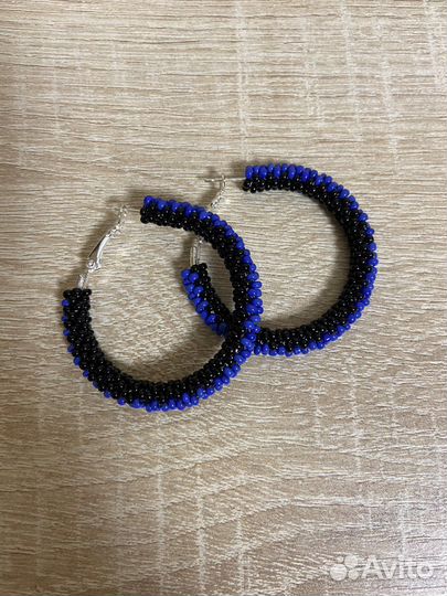 Серьги кольца