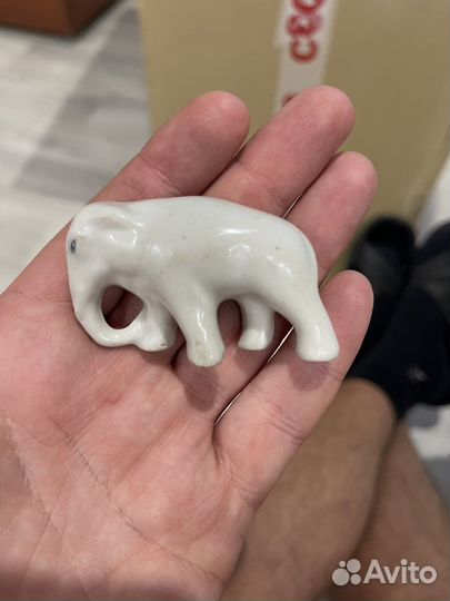 Статуэтка идущий слоненок СССР