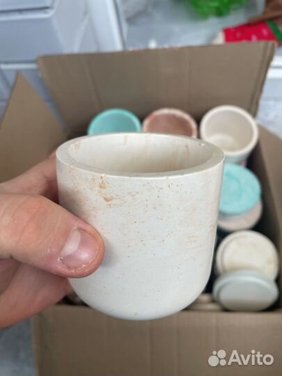 Подсвечники из гипса