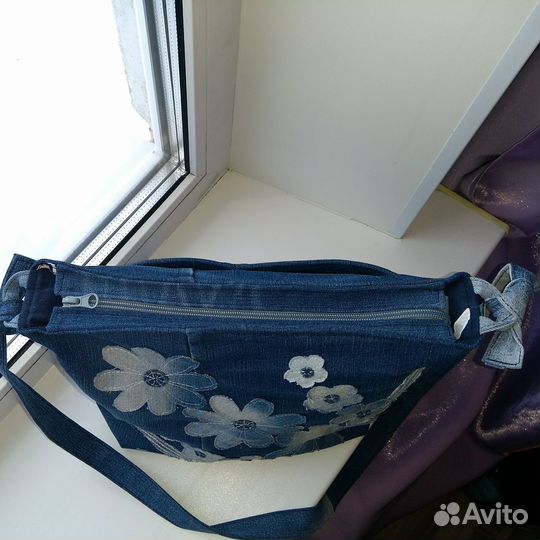 Сумка джинсовая женская, новая