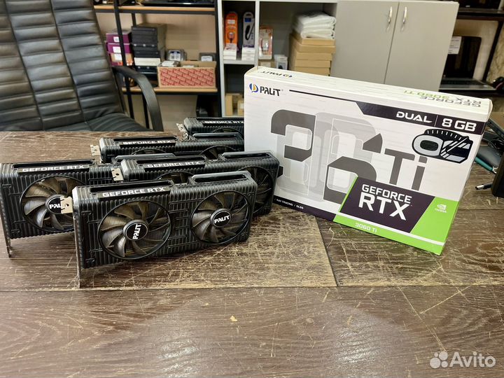 Видеокарта Palit Rtx 3060 ti Dual 8gb