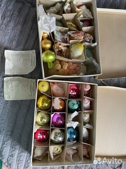 Елочные игрушки СССР