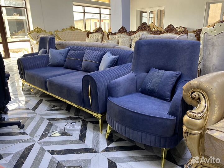 Диван и 2 кресла
