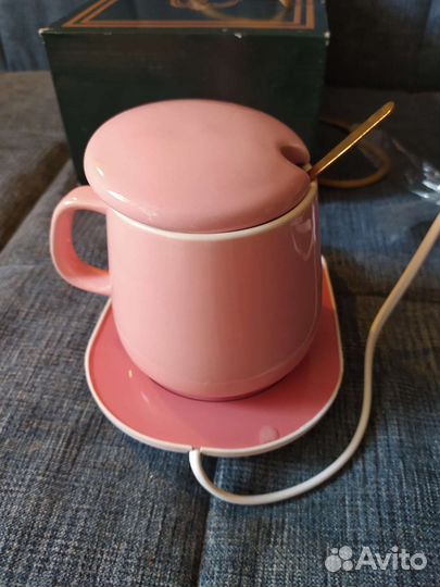 Керамическая чашка с подогревом
