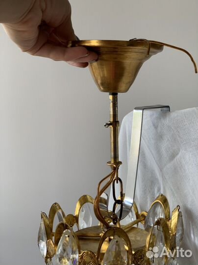 Люстра хрустальная чехия