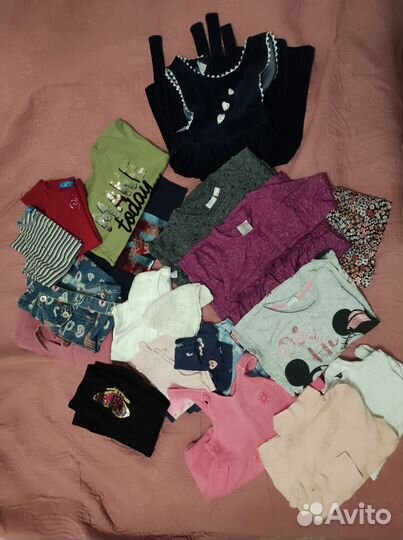 Вещи пакетом для девочки 3-4-5 лет