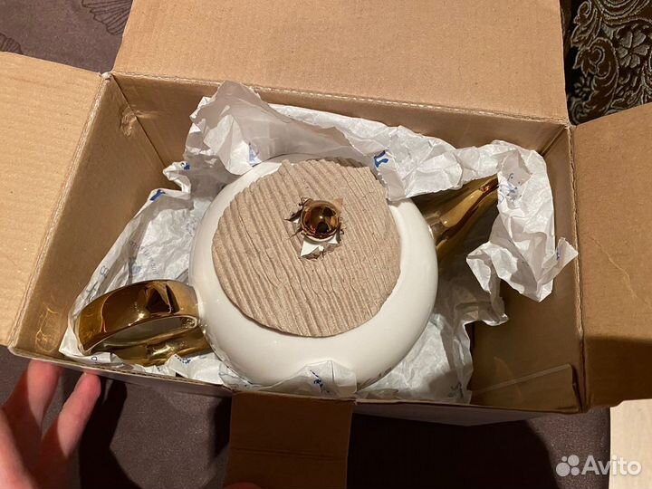 Чайник заварочный фарфор новый