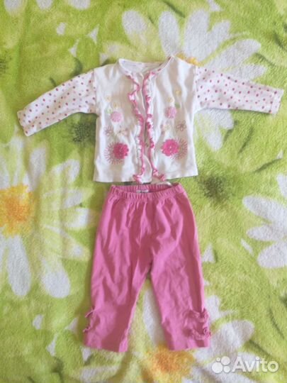 Вещи пакетом для девочки от 0 до 7 месяцев