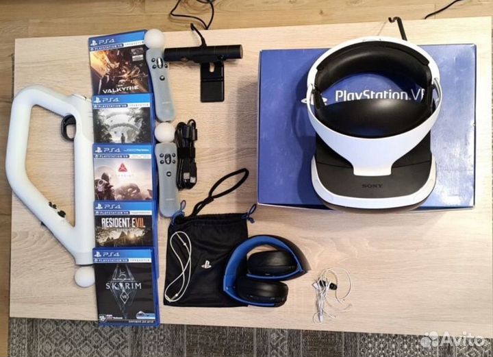Аренда ps4, VR шлем