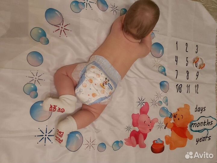 Коврик, одеяло для фотосессий новорождённого