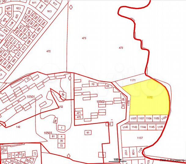 Участок 100 сот. (СНТ, ДНП)