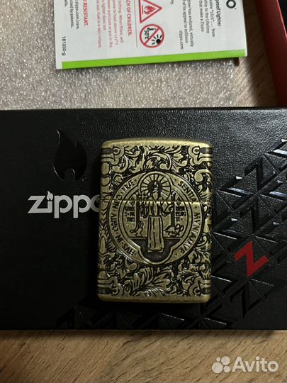 Зажигалка Zippo Armor - St. Benedict Medal