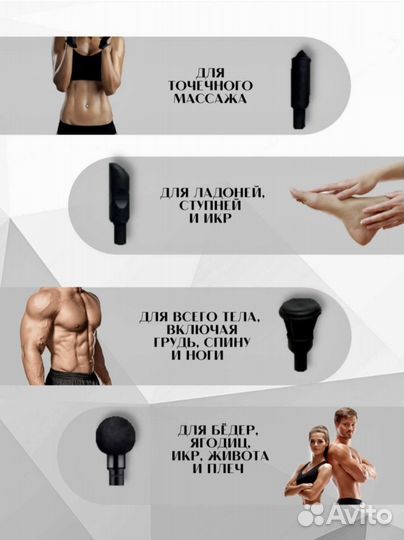 Перкуссионный ударный массажер