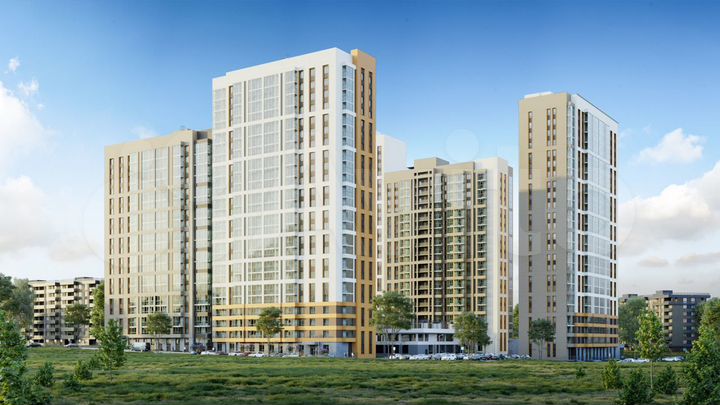 3-к. квартира, 69,2 м², 22/24 эт.