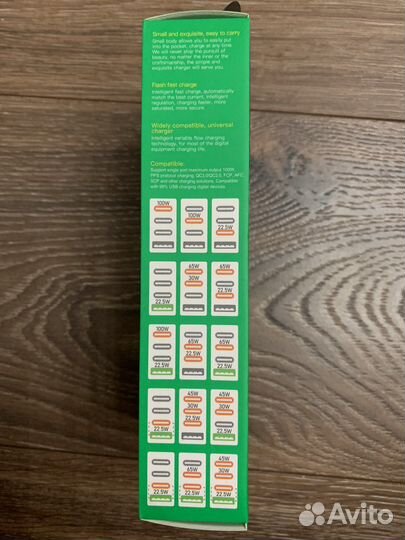 Hoco Быстрое зарядное устройство GAN 100W