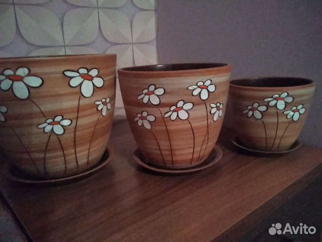 Горшки для цветов керамические