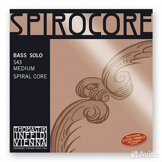 Струны для контрабаса Thomastik Spirocore Solo S4