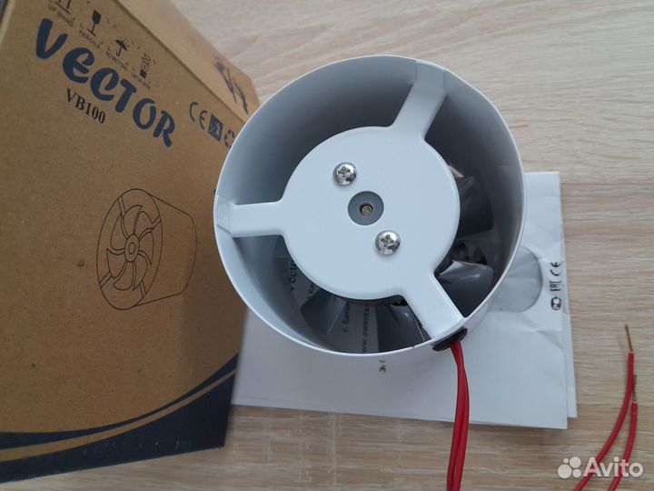 Вентилятор стальной 100 мм канальный