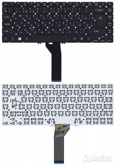 Клавиатура Acer Aspire R7-571 черная c подсветкой