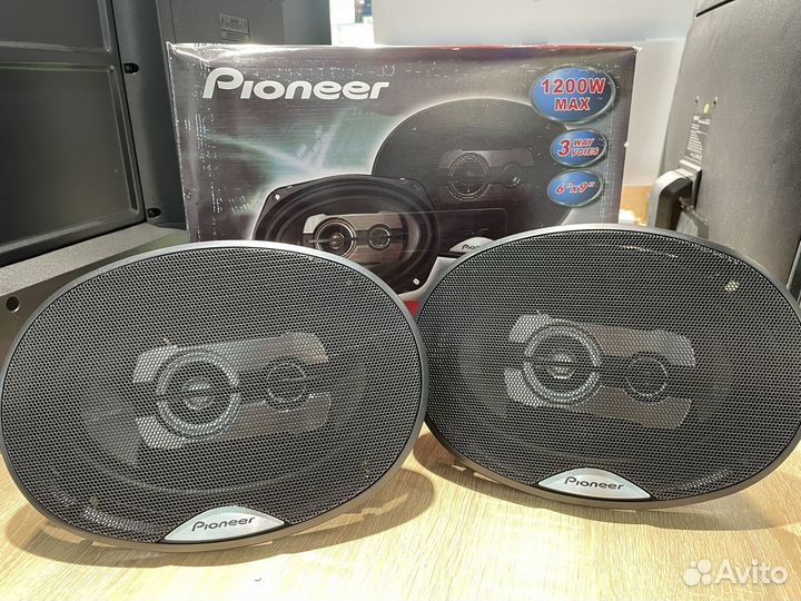 Динамики Pioneer овалы 1200w