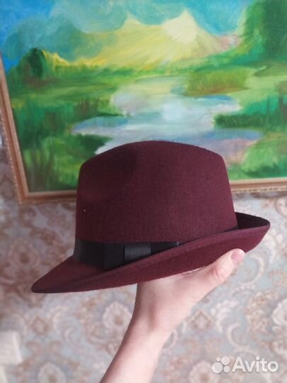 Шляпа вельвет