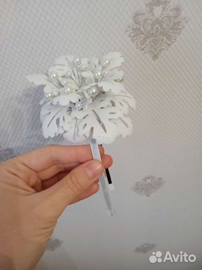 Ободок снежинка