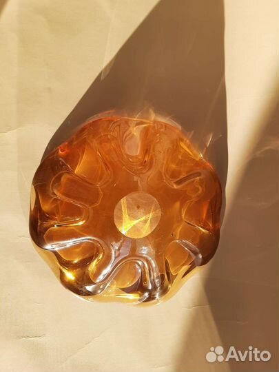 Конфетница / сухарница цветное стекло СССР ретро