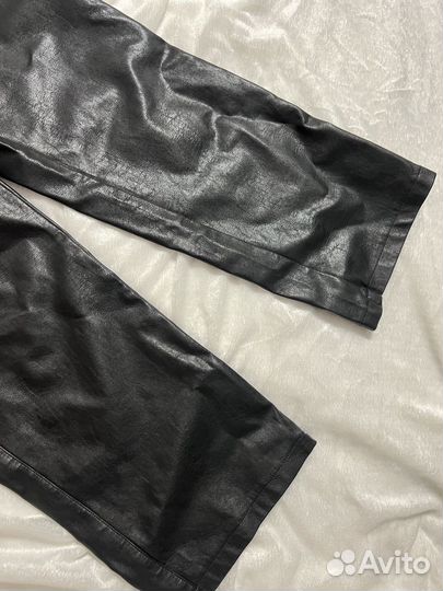 Брюки кожаные