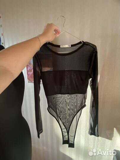 Боди сетка черный 42-44