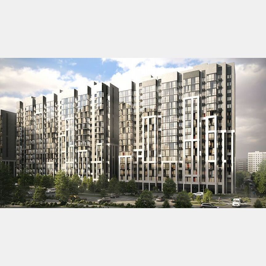 2-к. квартира, 51,9 м², 5/15 эт.