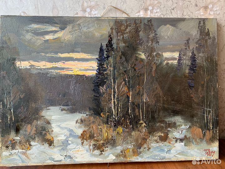 Картина маслом, художник М.Павлов