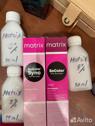 Краска для волос Matrix стойкая и оттеночная блонд