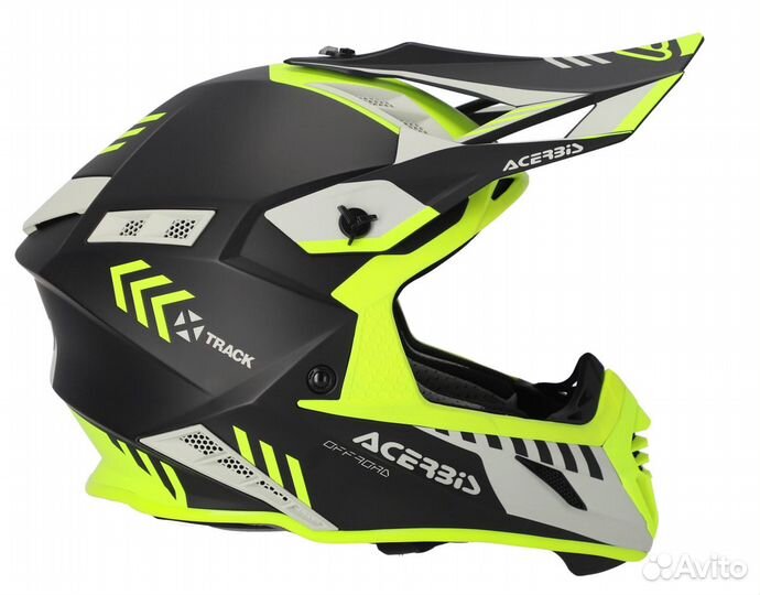 Мотошлем Acerbis X-track mips ellow Fluo 2023