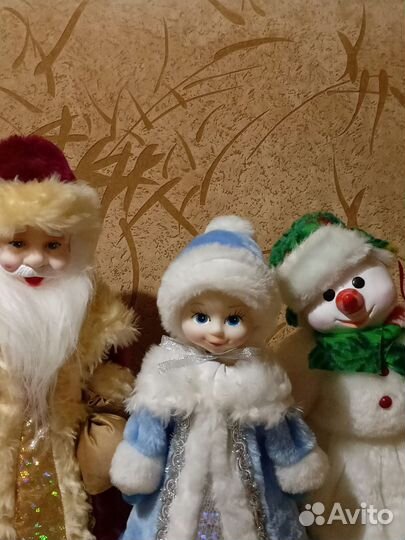 Дед мороз и снегурочка игрушки