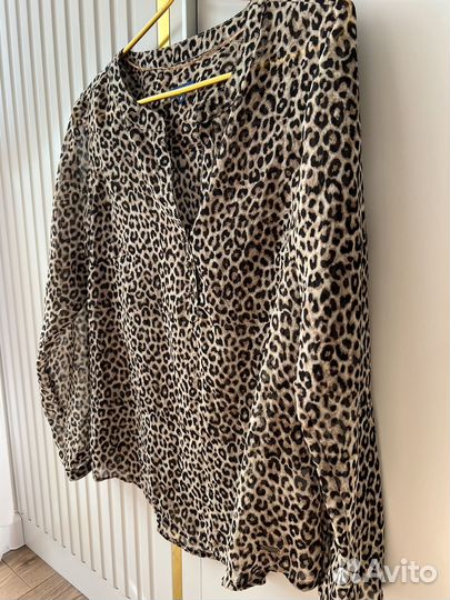 Блуза леопардовая